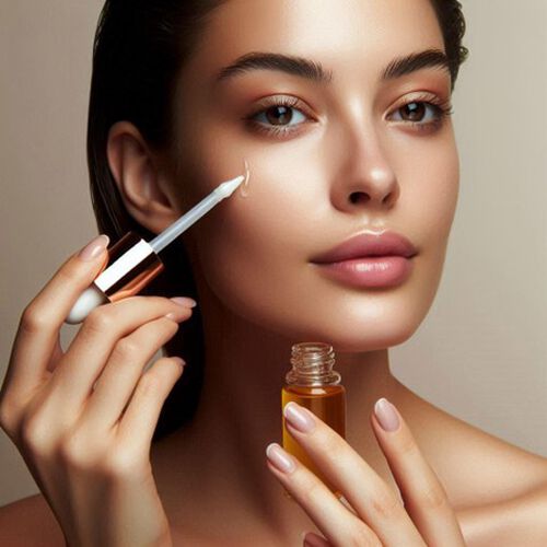 NYC Skincare Tips for Dry Winter Skin: A Hydrating Routine for Real City Life 5 Woman applying thick moisturizer to dry winter skin.