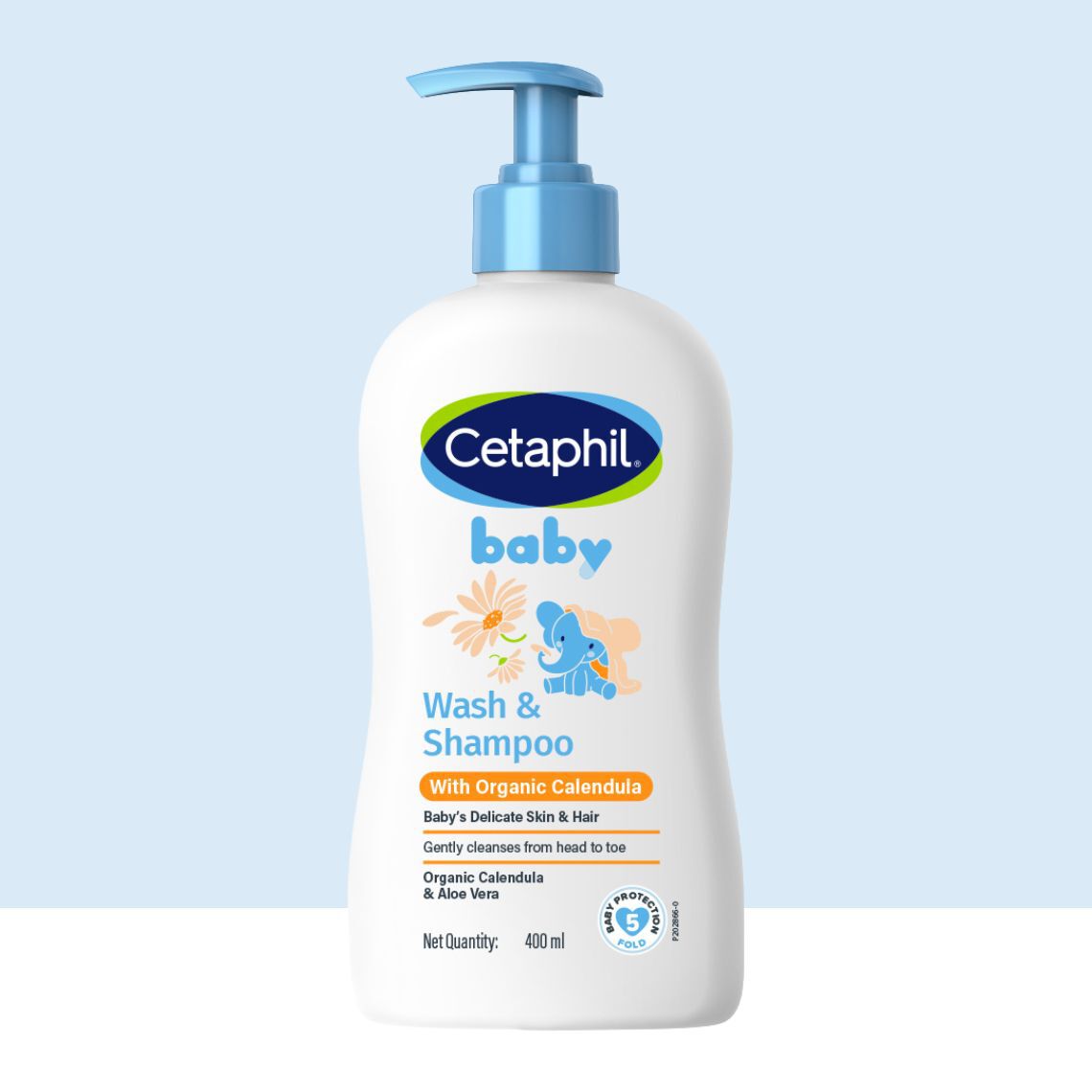 Baby Wash & Shampoo with Organic Calendula