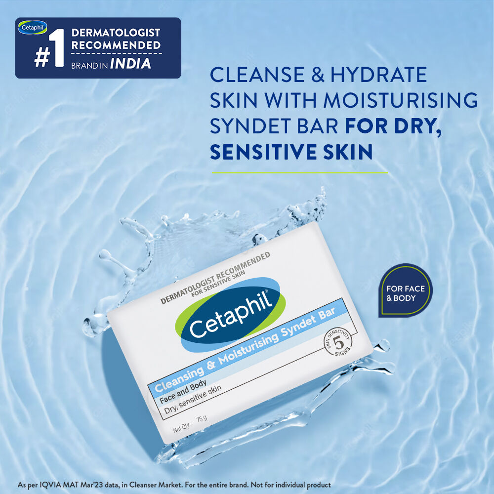 Cetaphil Cleansing & Moisturising Syndet Bar