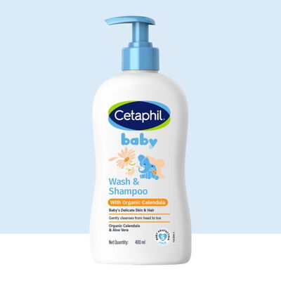 Baby Wash & Shampoo with Organic Calendula