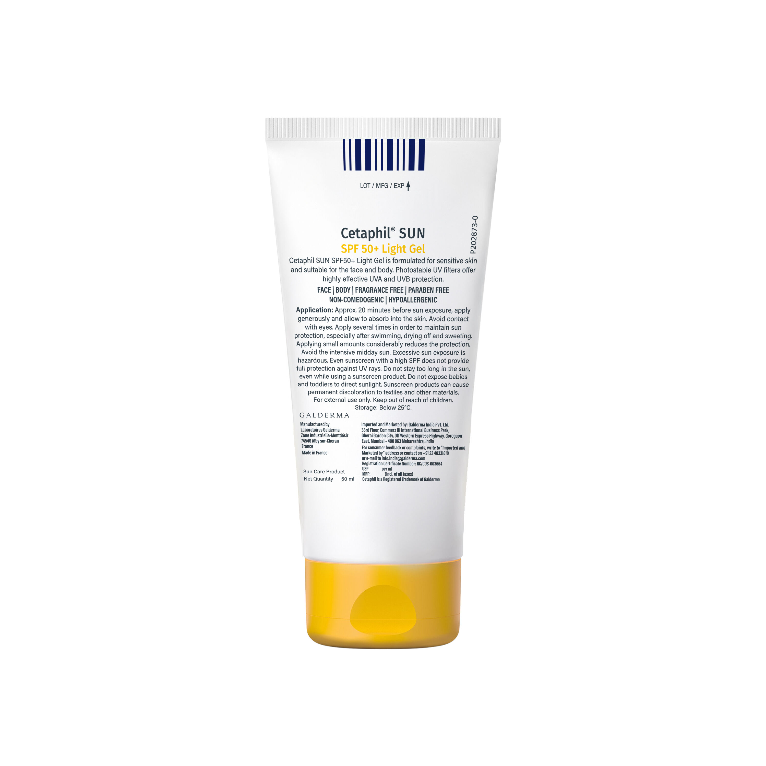 Cetaphil Sun SPF 50+ Very High Protection Mineral Base for All Skin Types, Sensitive Skin thumbnail 2