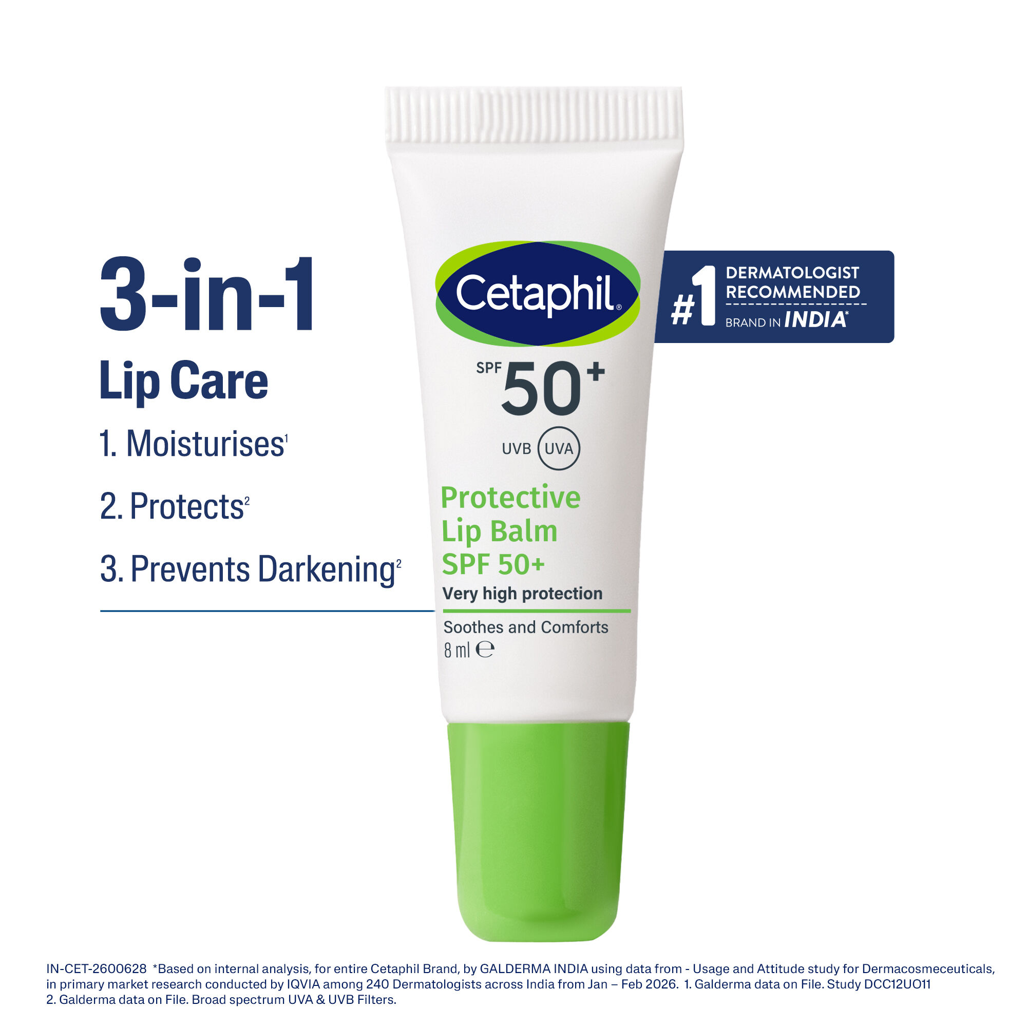 Cetaphil Protective Lip Balm SPF 50+(8ml)