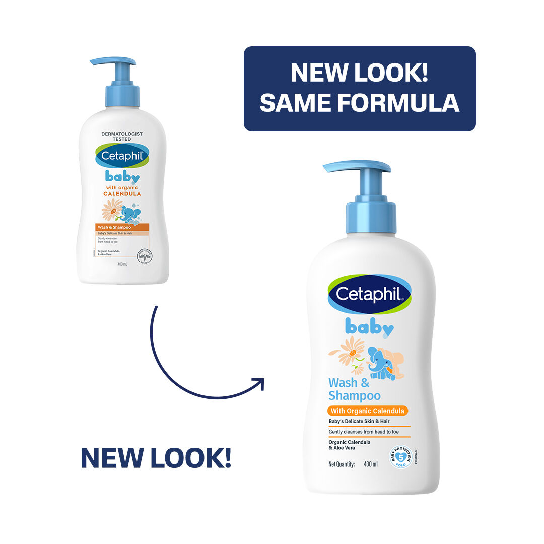 Baby Wash & Shampoo with Organic Calendula