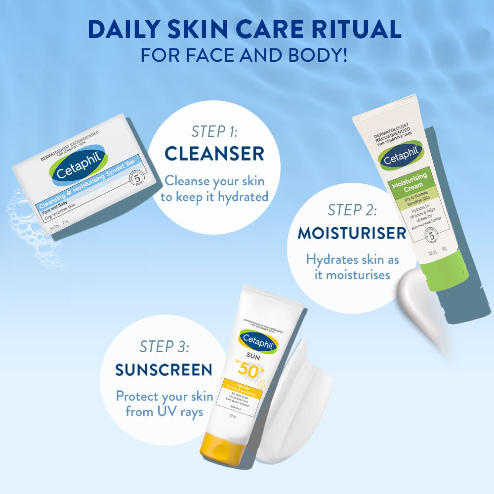 Cetaphil Cleansing & Moisturising Syndet Bar