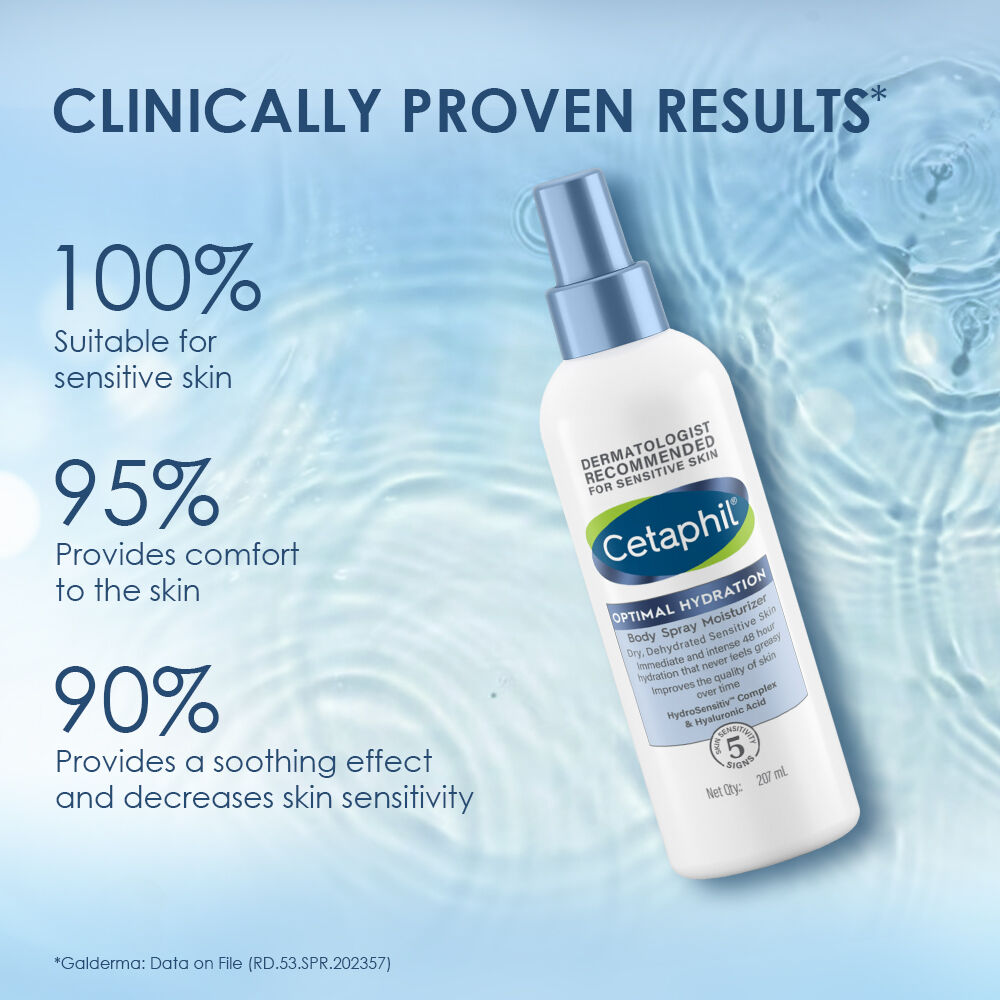 Cetaphil Optimal Hydration Body Spray Moisturizer