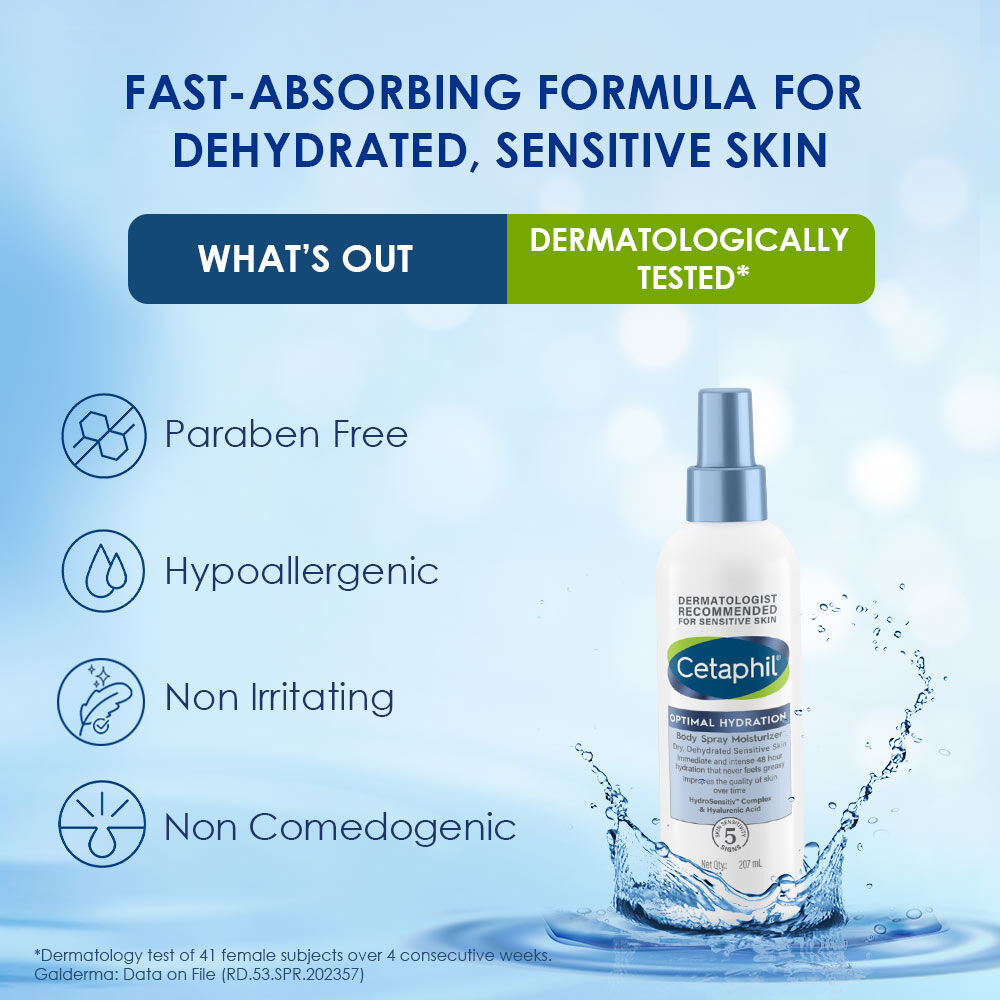 Cetaphil Optimal Hydration Body Spray Moisturizer