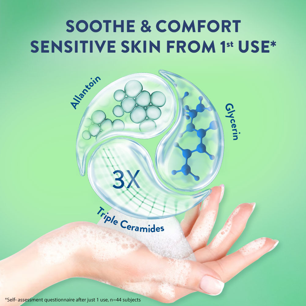 Cetaphil Soothing Foam Wash 200 ml for Dry to Normal Skin with Ceramides